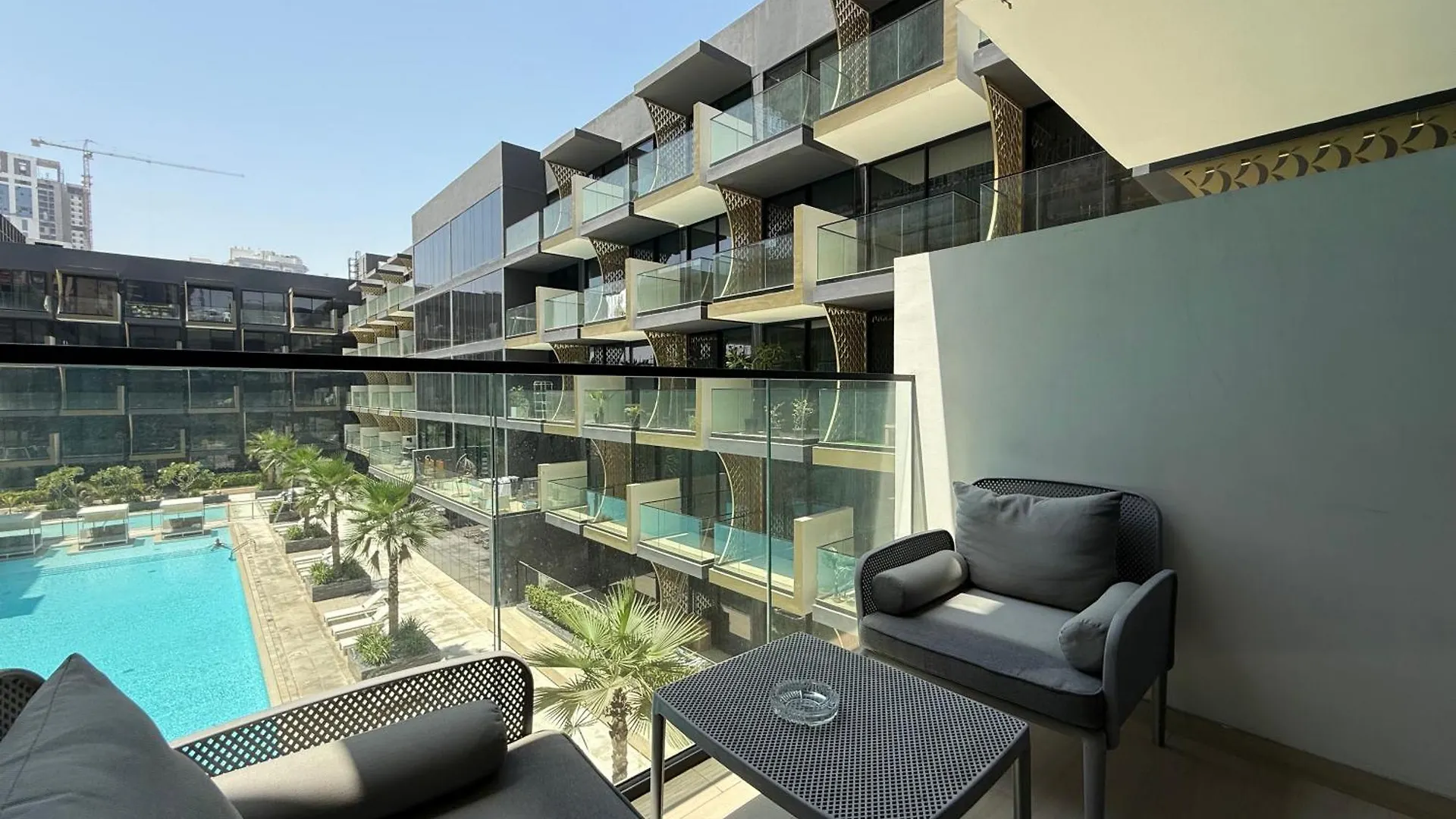 Stylish 1Br Jvc Stay In Binghatti Pool View Dubai Apartment