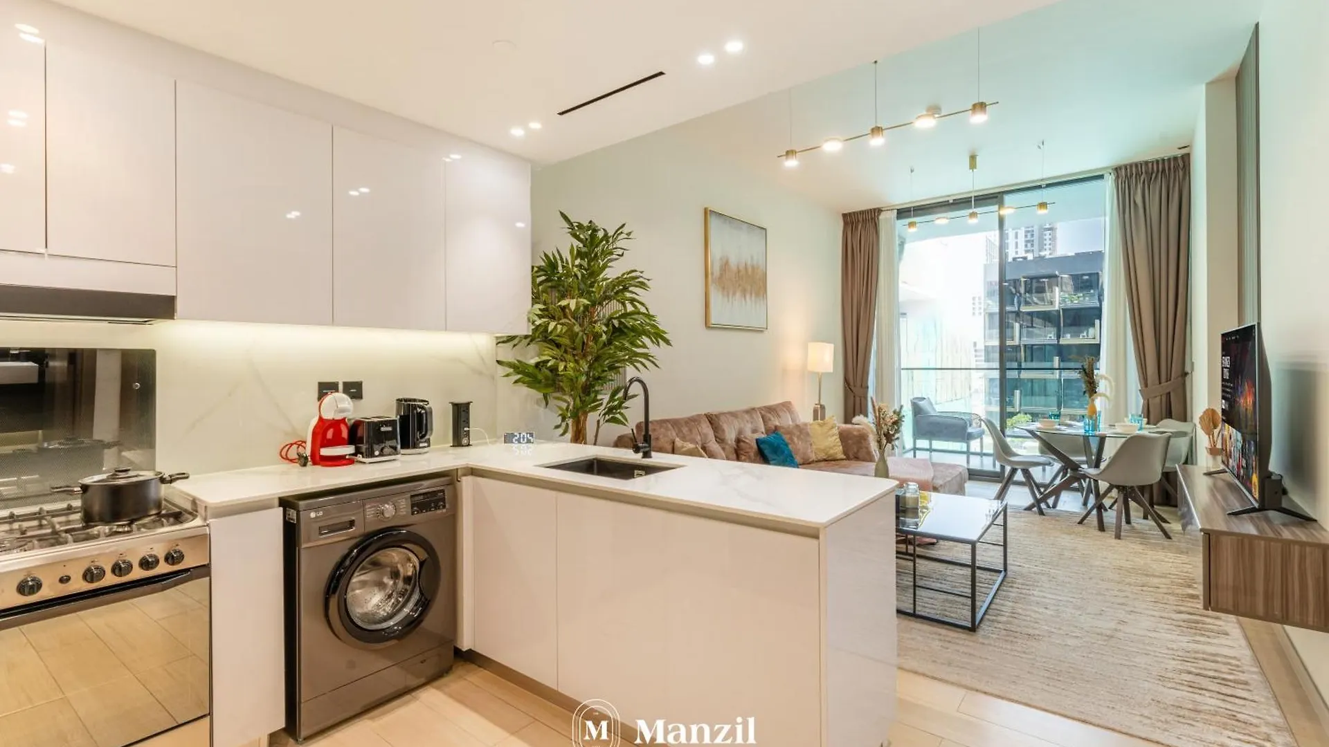 Stylish 1Br Jvc Stay In Binghatti Pool View Dubai Apartment